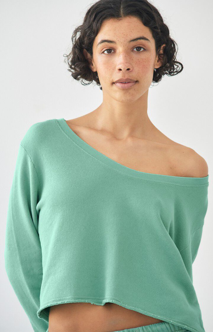 American Vintage - Langærmet Sweatshirt - Vintage Lettuce - Bepow