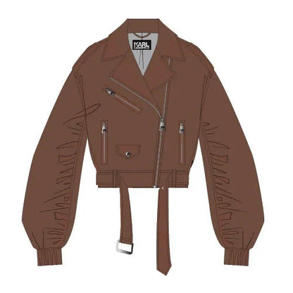 Karl Lagerfeld - Jakke - Java - Biker Satin Bomber