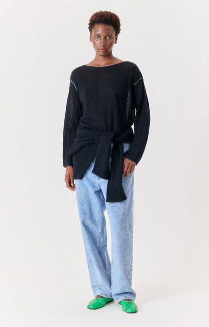 American Vintage - Strik - Black Melange - Bodyrow