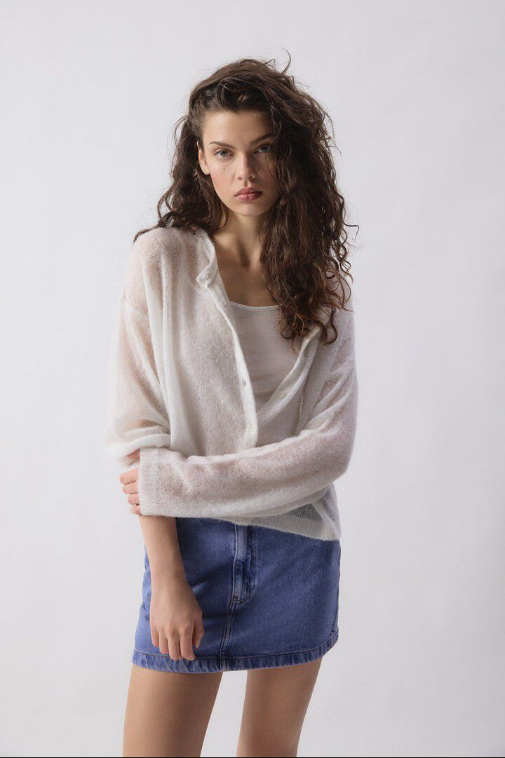 American Vintage - Cardigan - Polar Melange - Badyrow