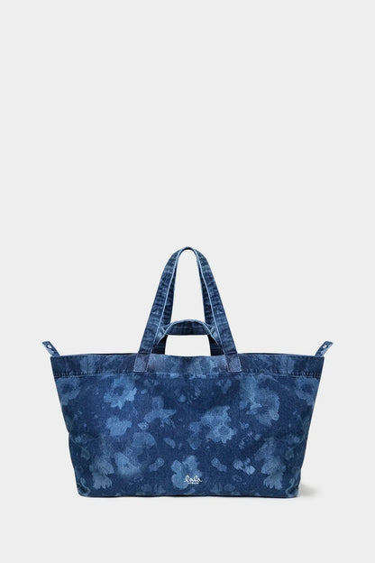 Lala Berlin - Tote Bag - Hazy Bloom Blue - Bag Biarritz sss