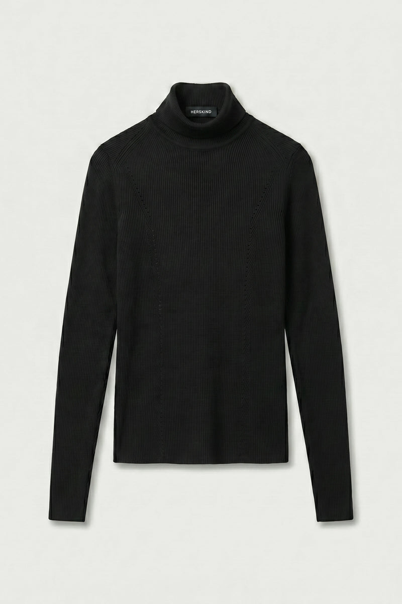 Herskind - Bluse - Dark Grey - Bib