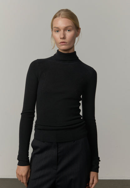Herskind - Bluse - Dark Grey - Bib