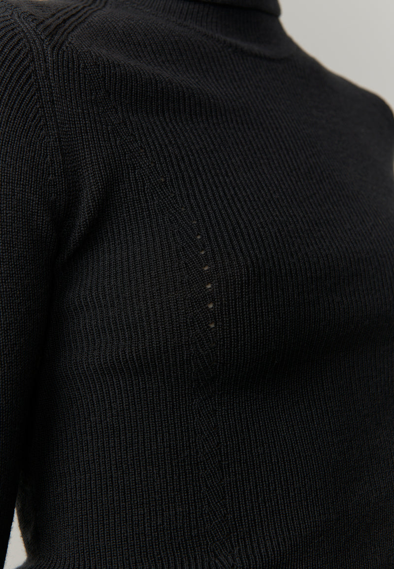 Herskind - Bluse - Dark Grey - Bib