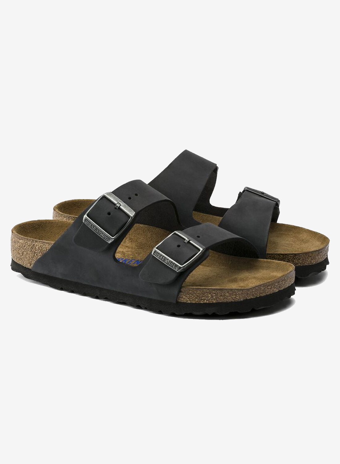 Birkenstock Arizona Soft Footbed Natural Leather Oiled Black