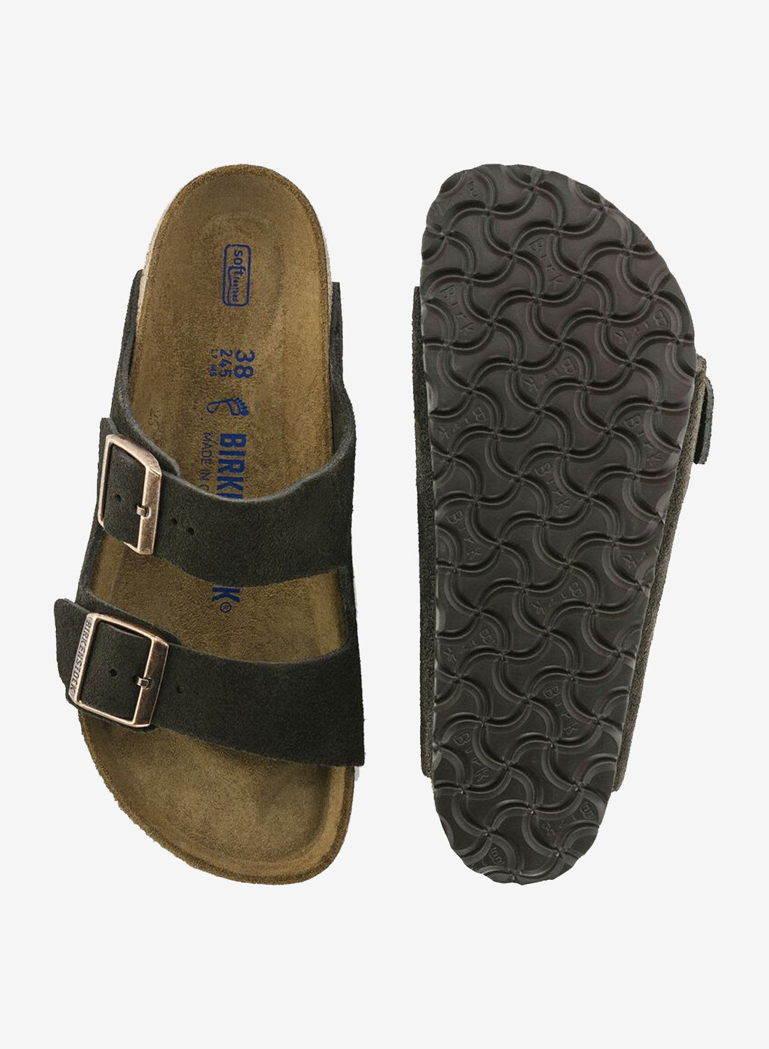 Birkenstock Arizona Soft Footbed Suede Leather Mocca