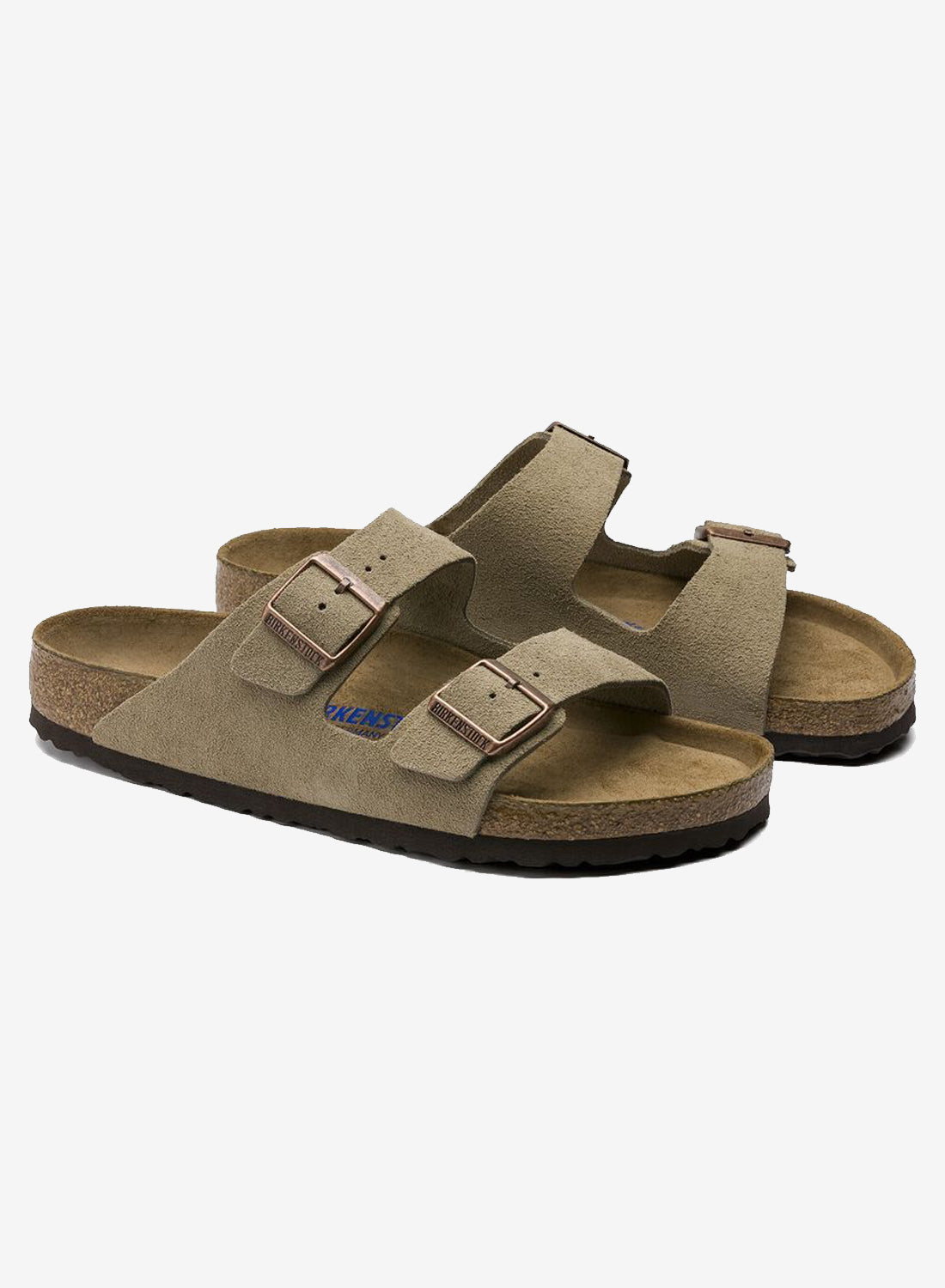 Birkenstock Arizona Soft Footbed Suede Leather Taupe