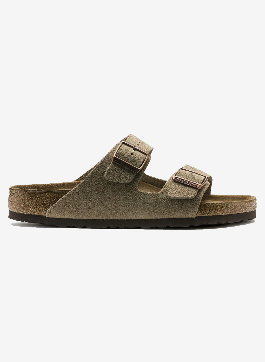 Birkenstock Arizona Soft Footbed Suede Leather Taupe