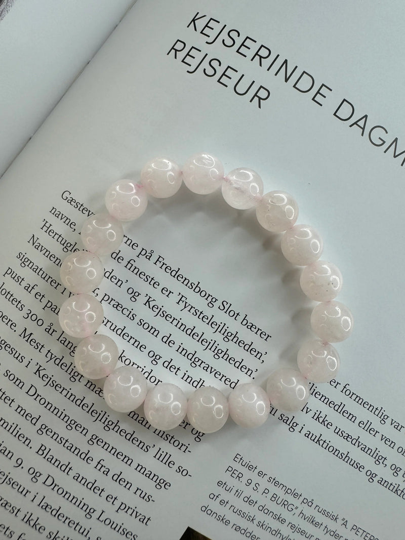 Andcopenhagen - Armbånd - Rosa kvarts perler - Mindi - Stilkompagniet.dk