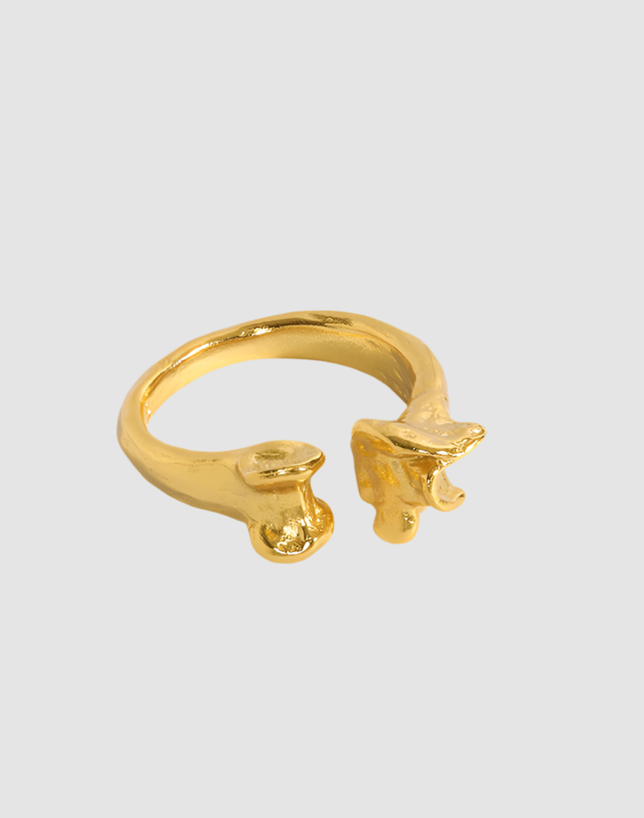 Andcopenhagen - Ring - 18 karat guldbelagt 925 sterlingsølv - Bonnie