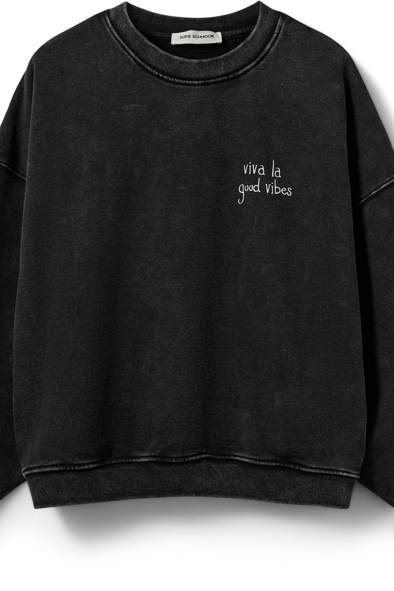Sofie Schnoor Women - Sweatshirt - Washed Black - Parossw