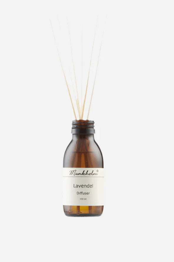 Duftpinde/diffuser - Lavendel - 100 ml. - Munkholm sss - Stilkompagniet.dk