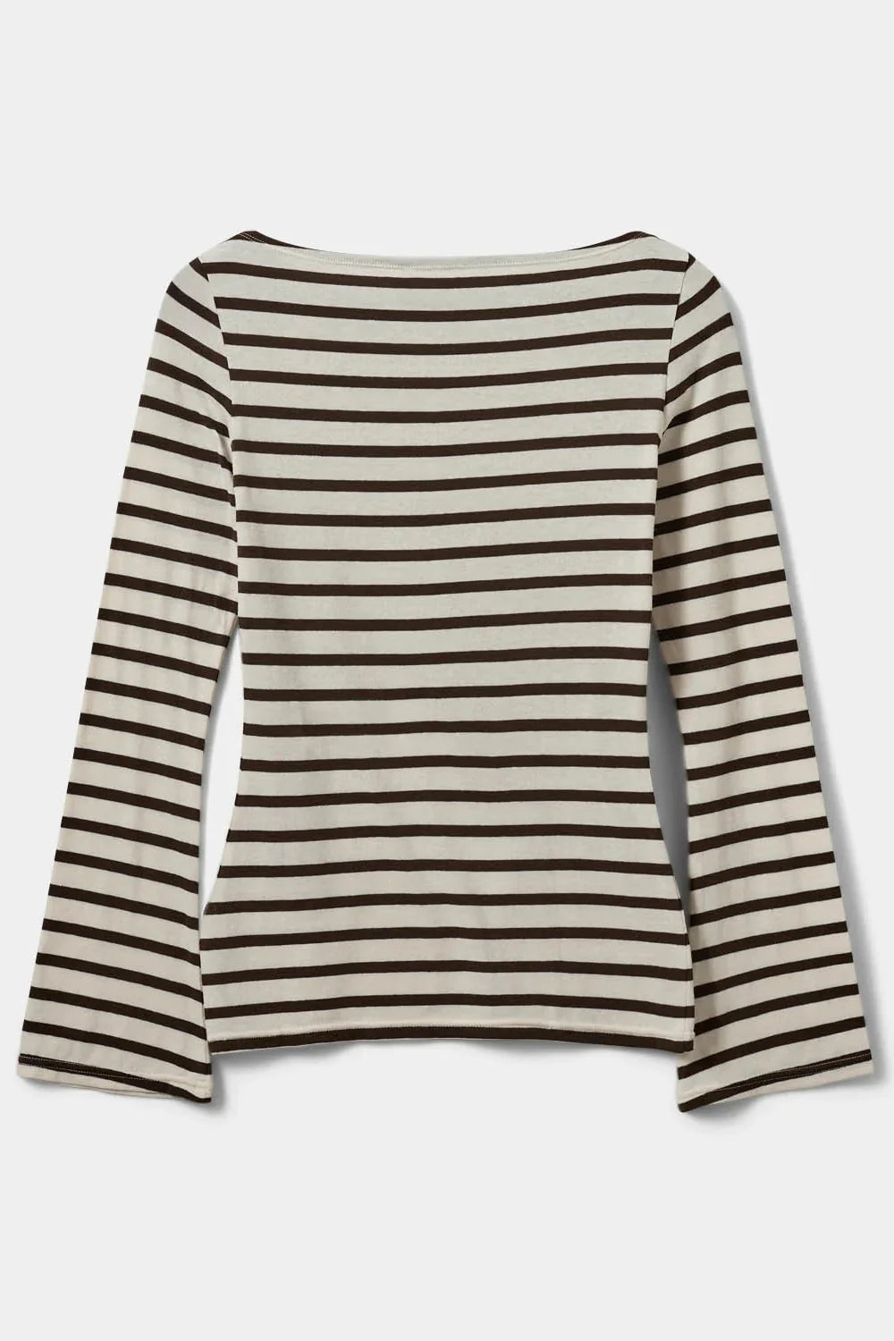 Sofie schnoor women - T-shirt - Brown Striped - Cecesw