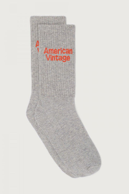 American Vintage Sokker i Grey Melange model Clypsun packshot