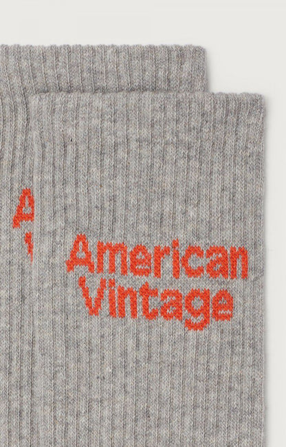 American Vintage - Sokker - Grey Melange - Clypsun
