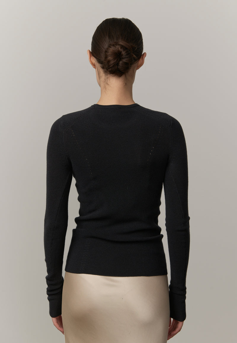 Herskind - Bluse - Dark Grey - Camil