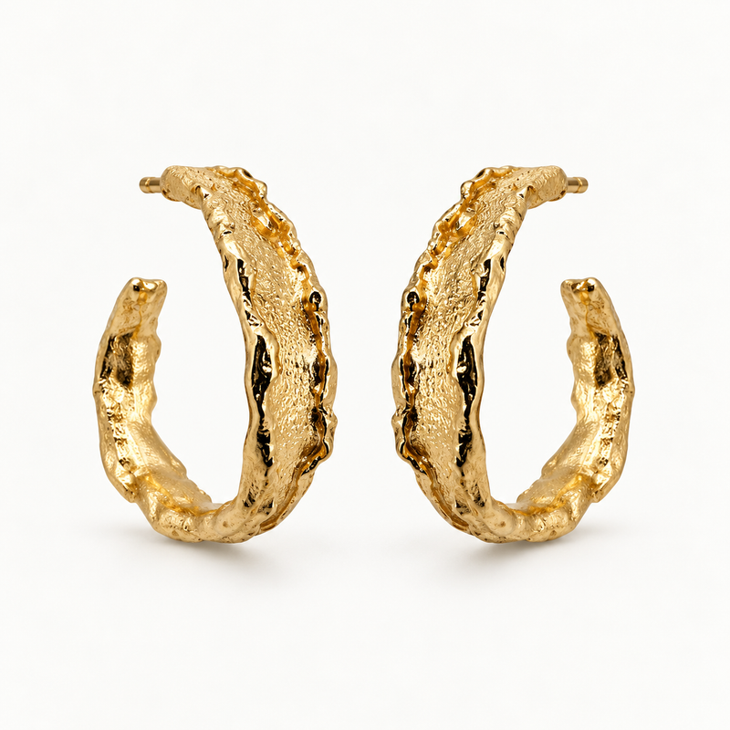 Andcopenhagen Jewelry - Øreringe - 18 karat Guldbelagt messing - Carmen