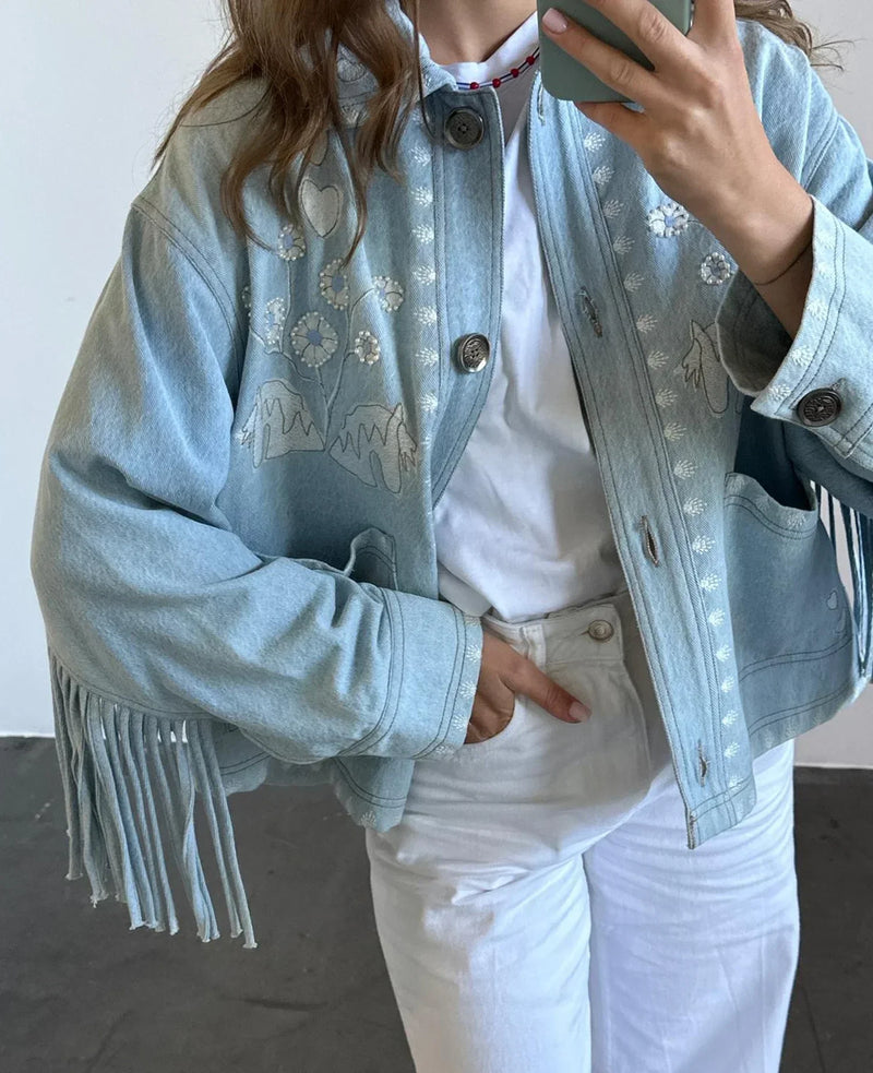 Sissel Edelbo - Jakke - Blue Denim - Christer