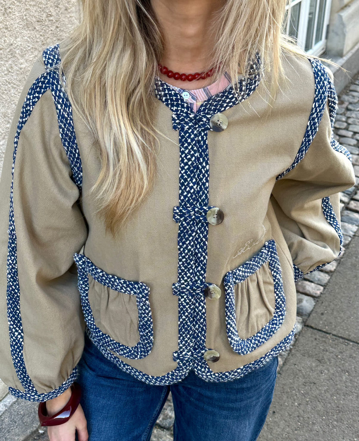 Sissel Edelbo - Jakke - Sand - Como, billede 3