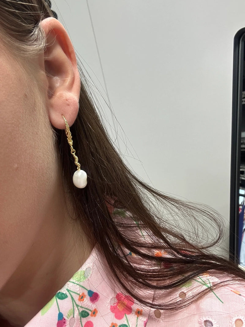 Andcopenhagen Jewelry - Øreringe -  18 karat guldbelagt 925 sterlingsølv - Nella Big