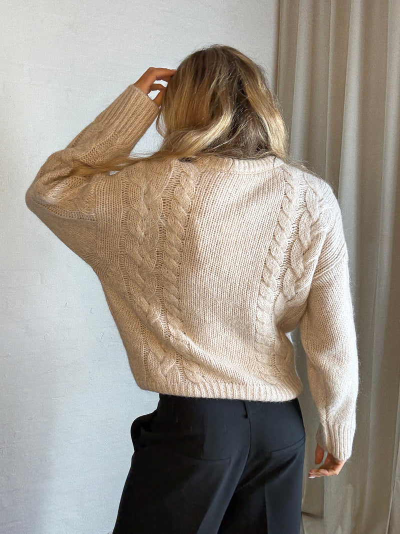 Iro - Strik - Beige - Solenn Pullover