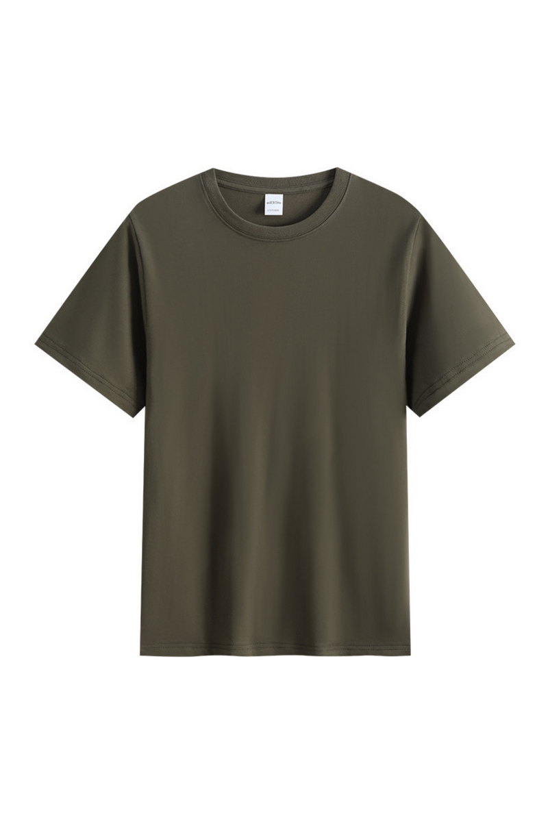 The Collection - T-shirt - Dark Olive - Boxy
