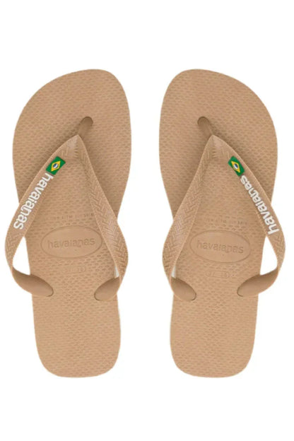 Havaianas - Klipklapper - Rose Gold - Brasil Logo FC sss - Stilkompagniet.dk