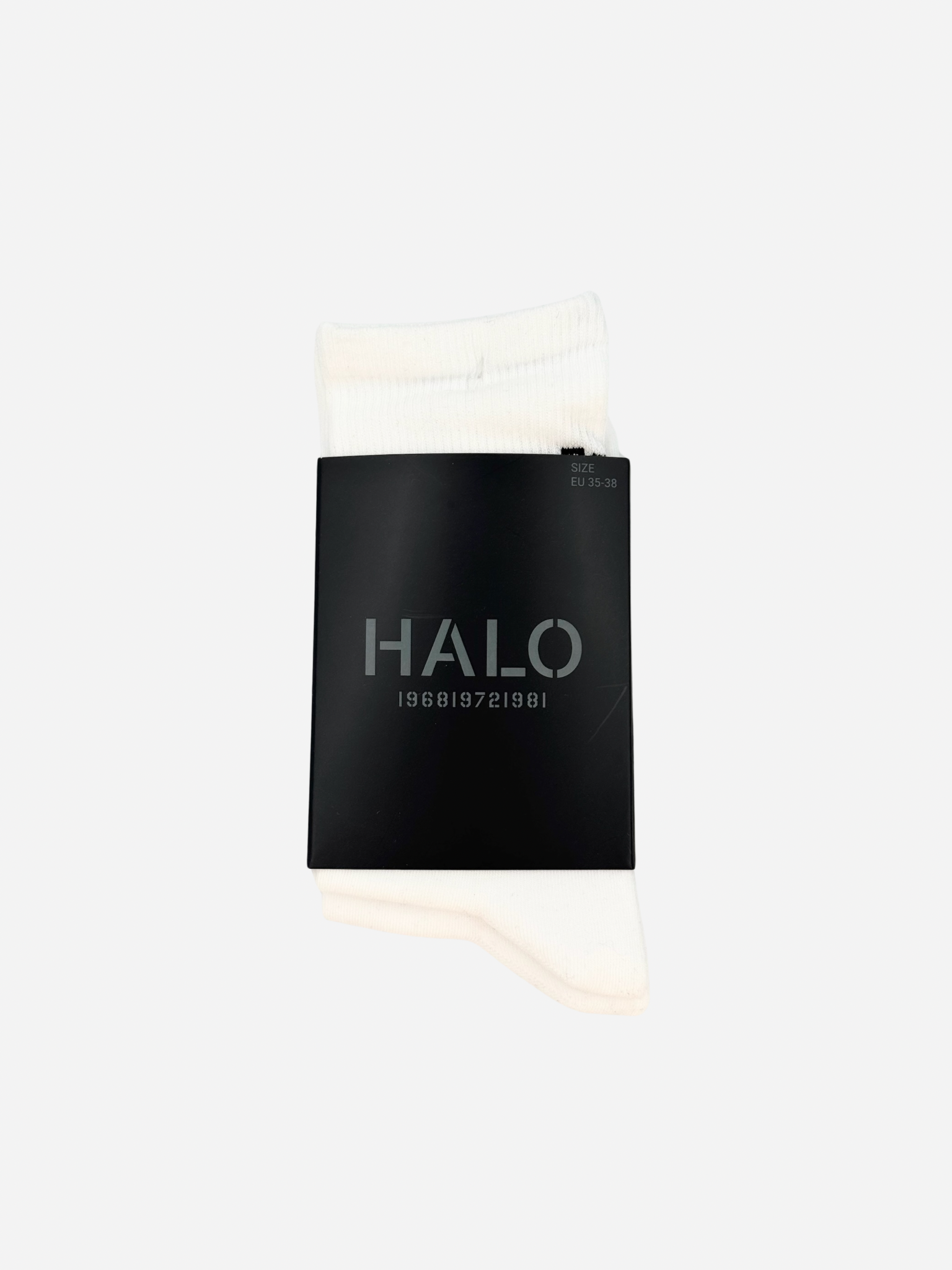 HALO - Strømper - 3pak - White/Black