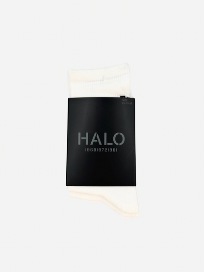 HALO - Strømper - 3pak - White/Black