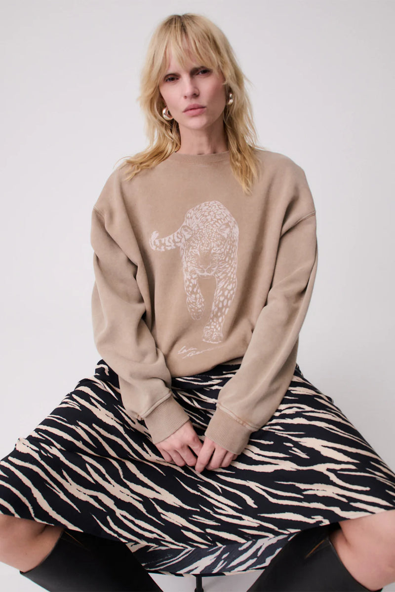 Lala Berlin - Sweatshirt - Washed Earth Leo - Soma