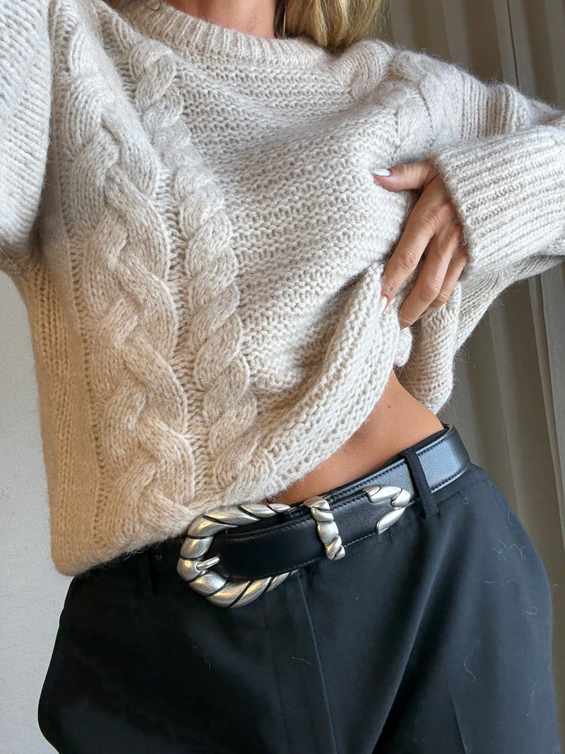 Iro - Strik - Beige - Solenn Pullover