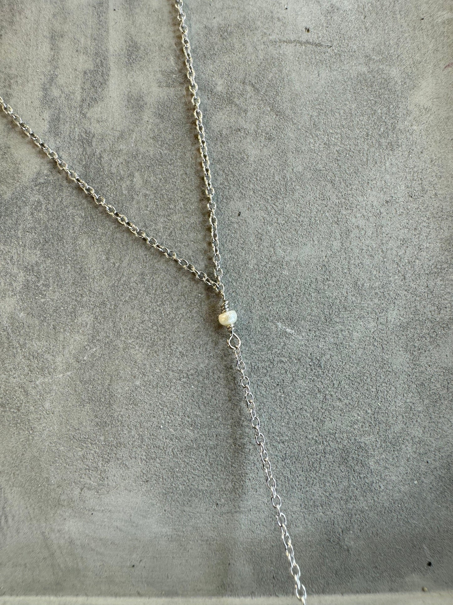 Andcopenhagen Jewelry - Halskæde - 925 sterlingsølv - Perle & Spike - Eleonora