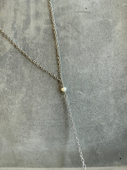 Andcopenhagen Jewelry - Halskæde - 925 sterlingsølv - Perle & Spike - Eleonora
