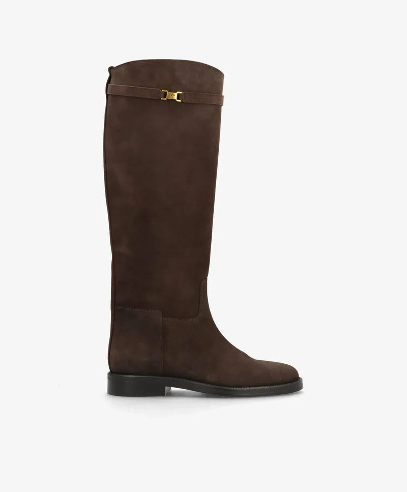 Phenumb Equestra Long - Limited Drop - Brown Suede