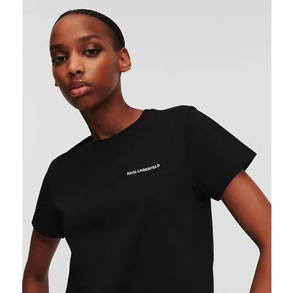 Karl Lagerfeld - T-shirt - Sort - Essential - Stilkompagniet.dk