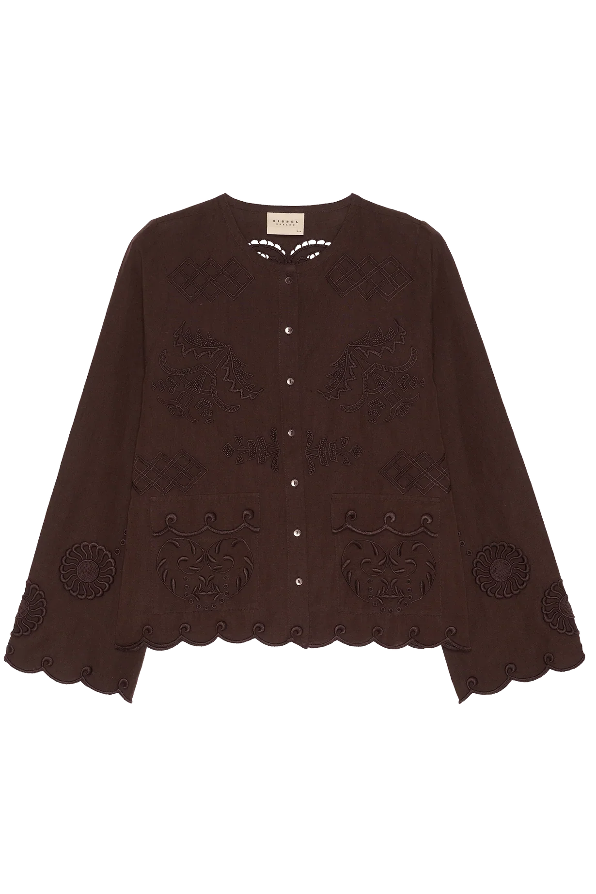 Sissel Edelbo - Skjorte - Seal Brown - Ester