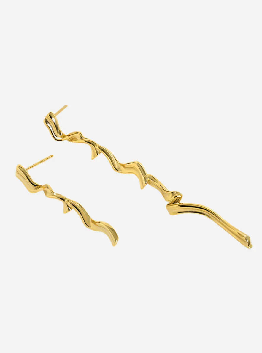 Andcopenhagen Jewelry - Øreringe - 18 karat Guldbelagt 925 sterlingsølv - Estelle