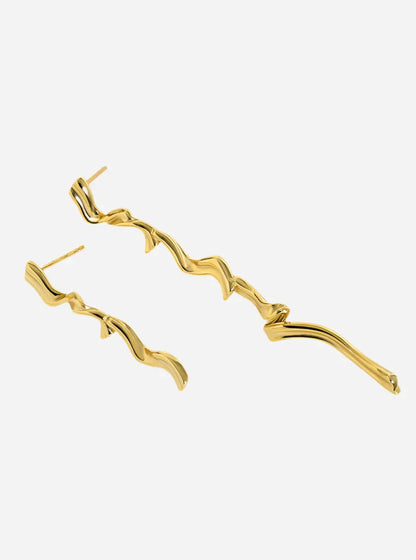 Andcopenhagen Jewelry - Øreringe - 18 karat Guldbelagt 925 sterlingsølv - Estelle