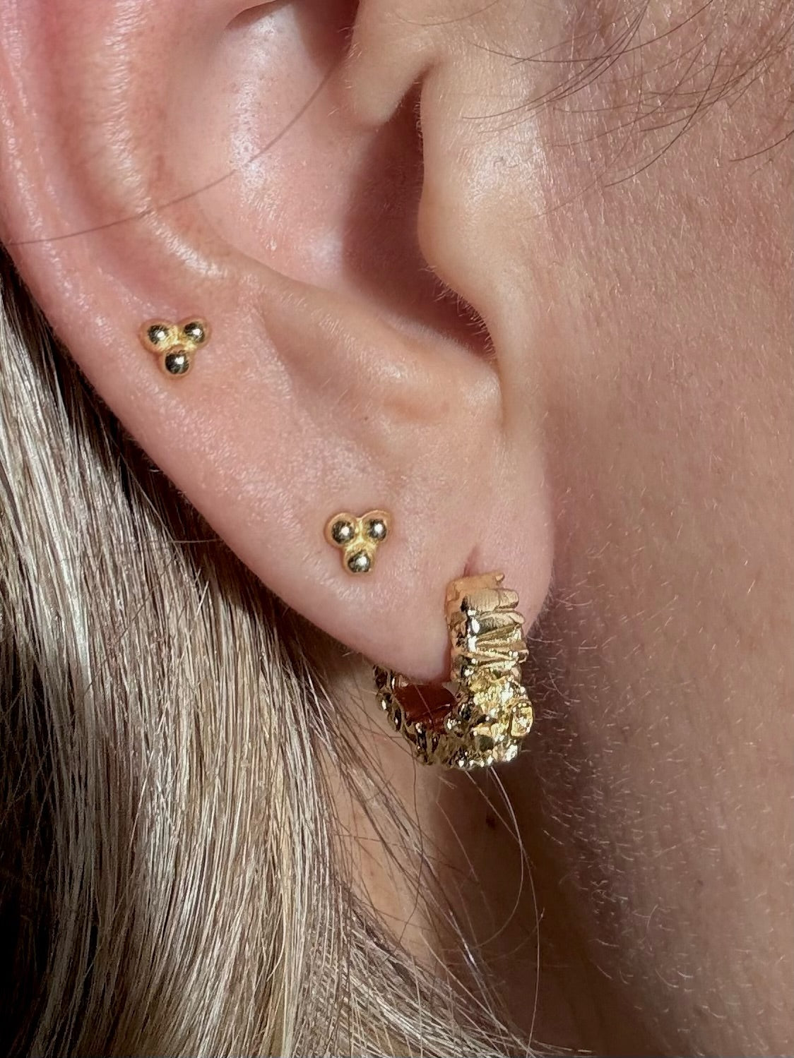 Andcopenhagen Jewelry - Øreringe Ørestikker - 18 karat guldbelagt 925 sterlingSølv - Drops