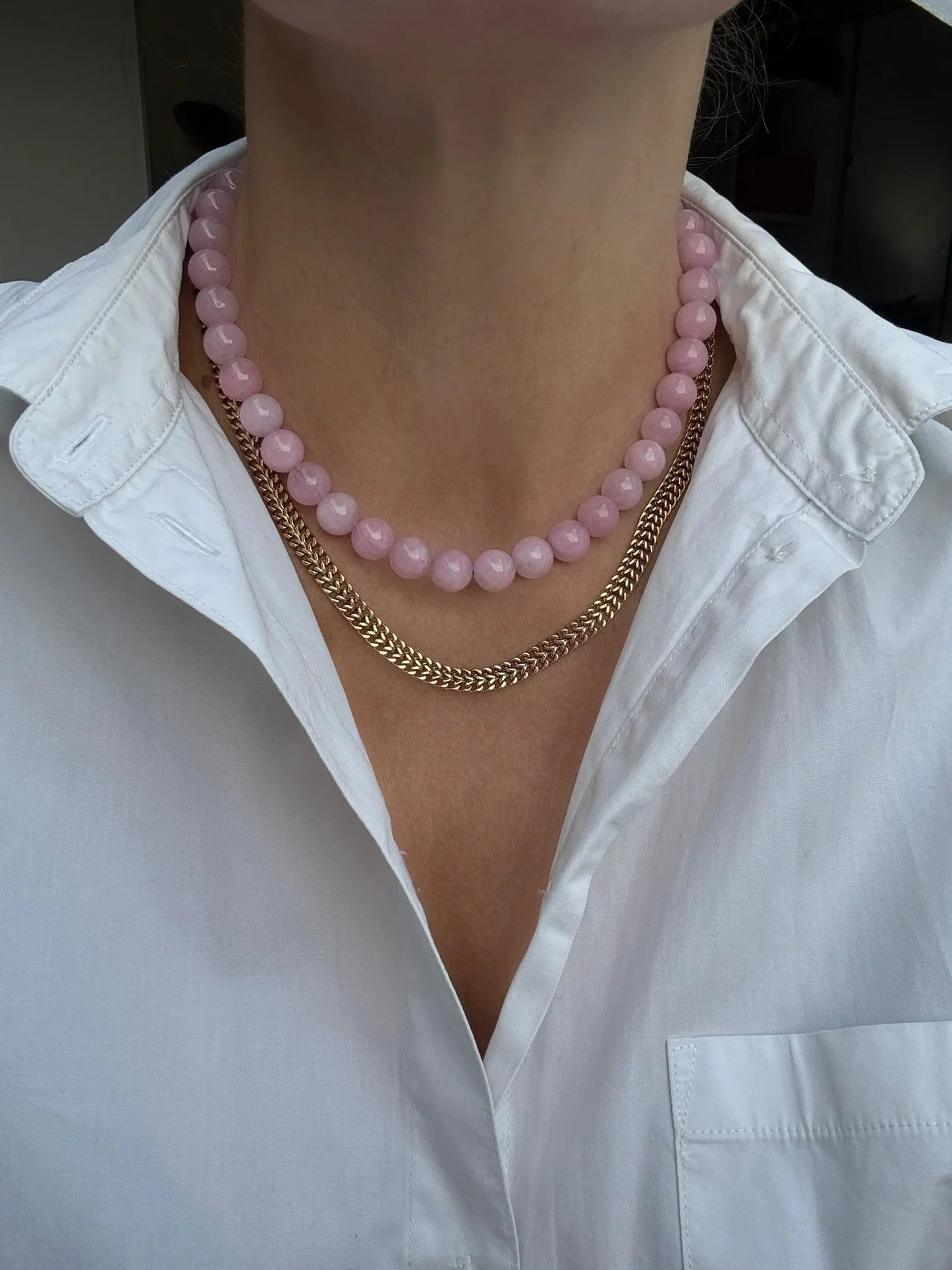 Andcopenhagen Jewelry - Halskæde - Kunzit - Mindi