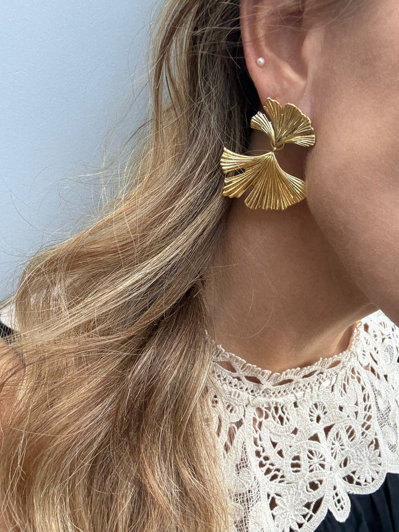 Andcopenhagen - Øreringe - 18 karat guldbelagt messing - Julia