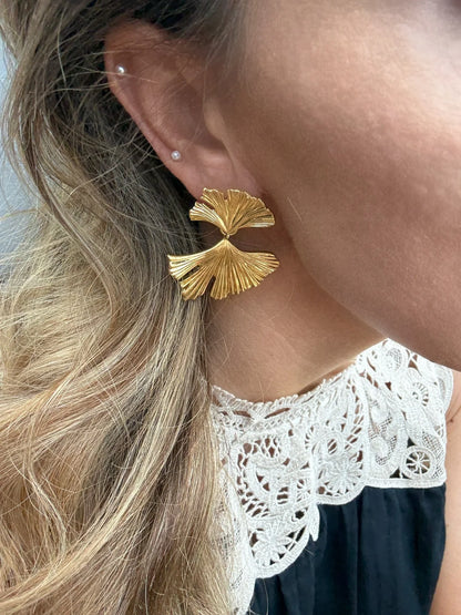 Andcopenhagen - Øreringe - 18 karat guldbelagt messing - Julia