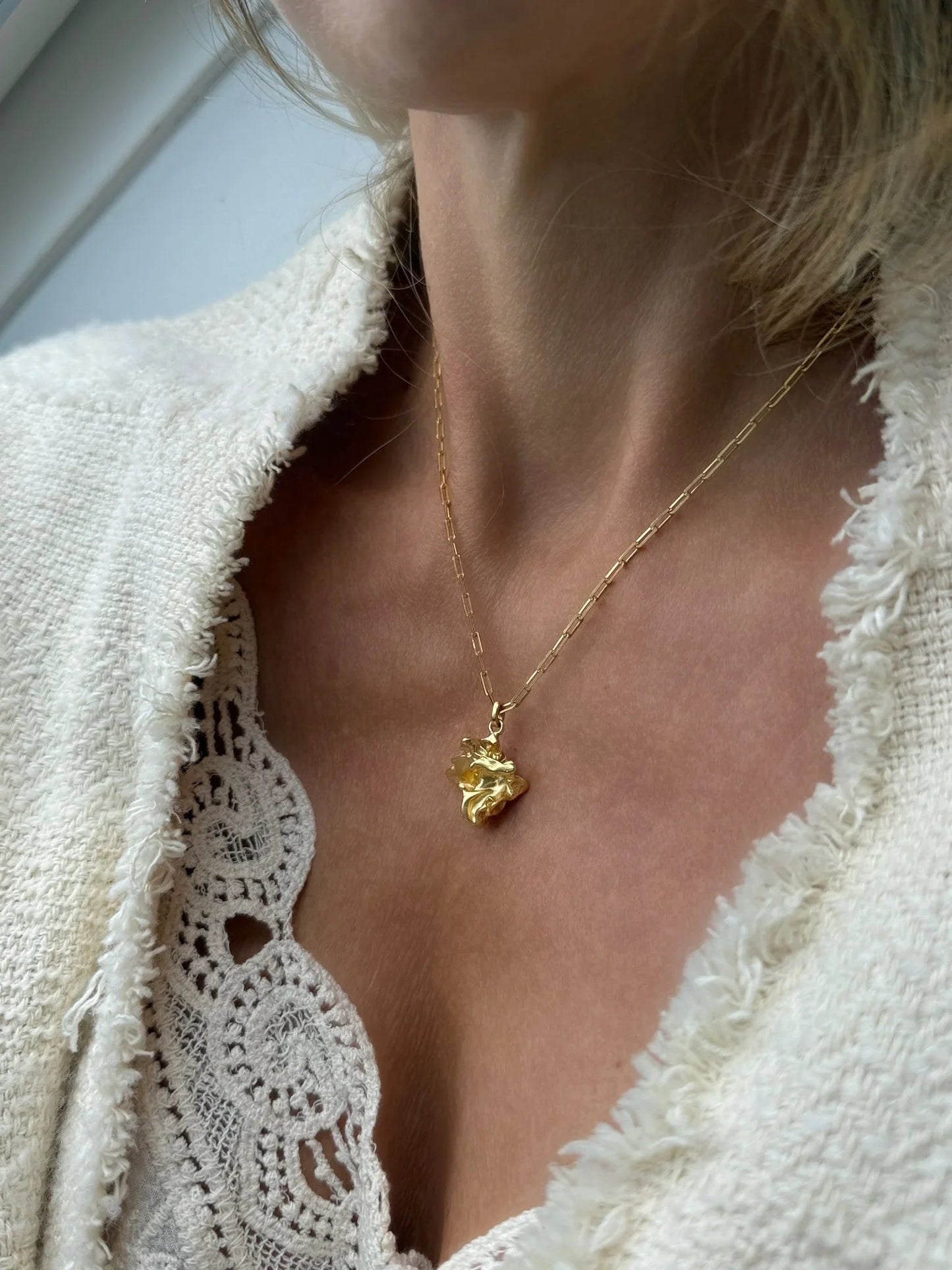 Andcopenhagen Jewelry - Halskæde - 18 karat guldbelagt 925 sterlingsølv - arlinda