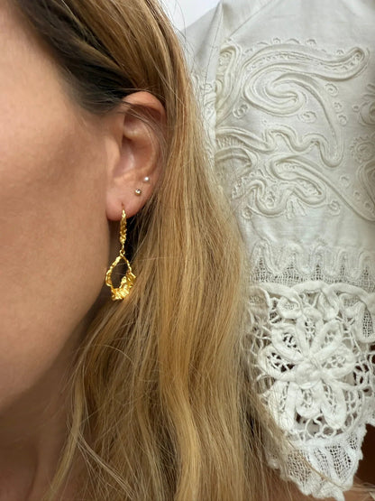 Andcopenhagen Jewelry - Øreringe - 18 karat guldbelagt 925 sterlingsølv - Mina