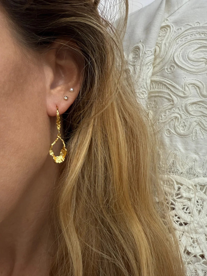 Andcopenhagen Jewelry - Øreringe - 18 karat guldbelagt 925 sterlingsølv - Mina