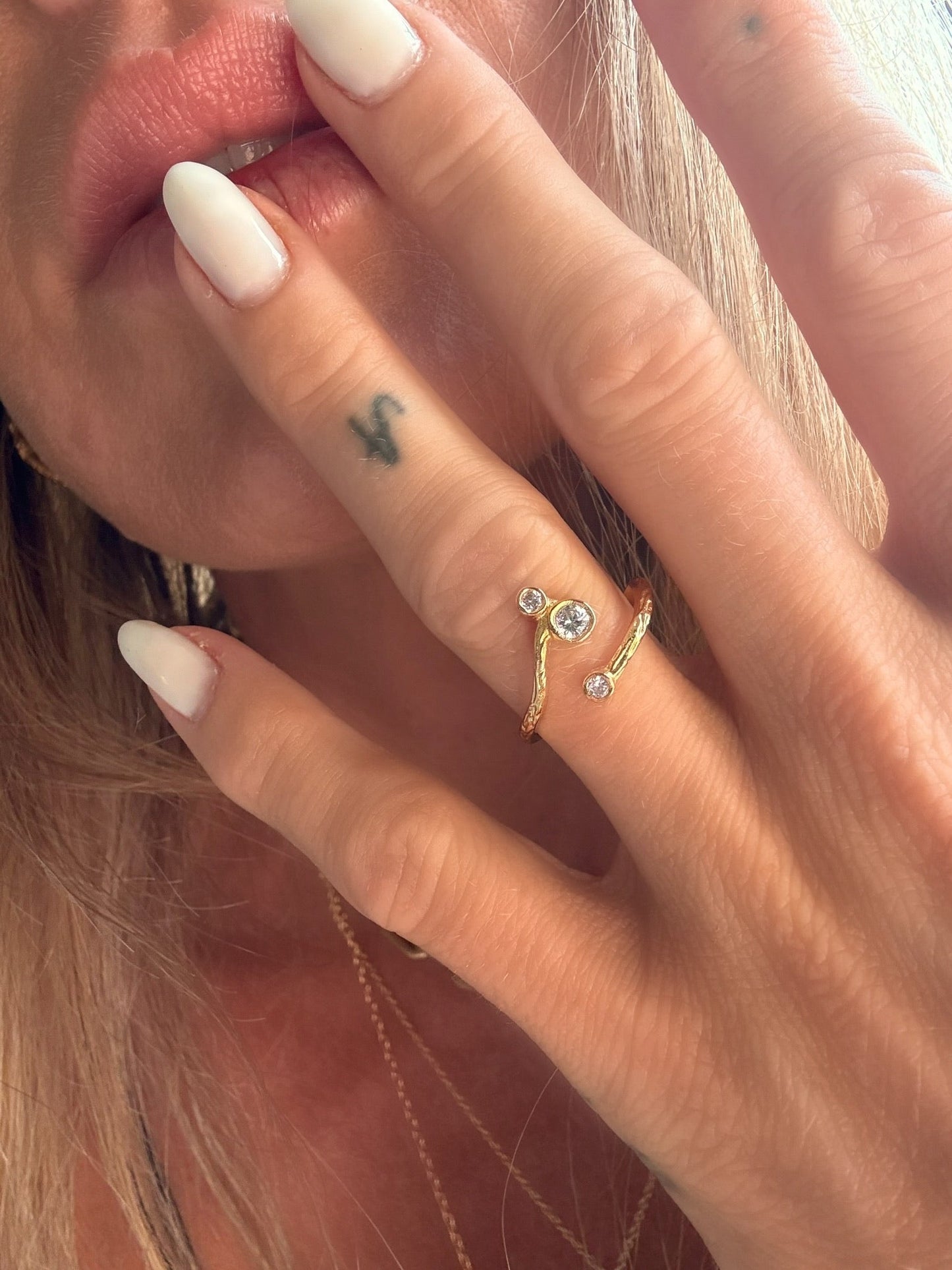 Andcopenhagen - Ring - beth - 18 karat guldbelagt -