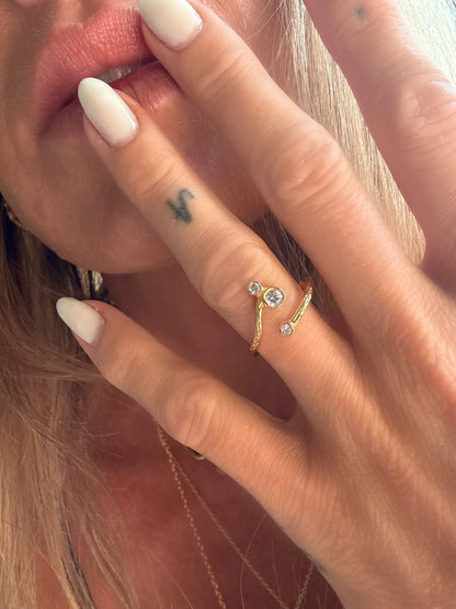 Andcopenhagen - Ring - beth - 18 karat guldbelagt -