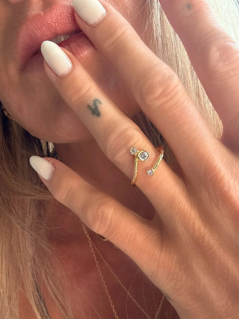 Andcopenhagen - Ring - beth - 18 karat guldbelagt - - Stilkompagniet.dk