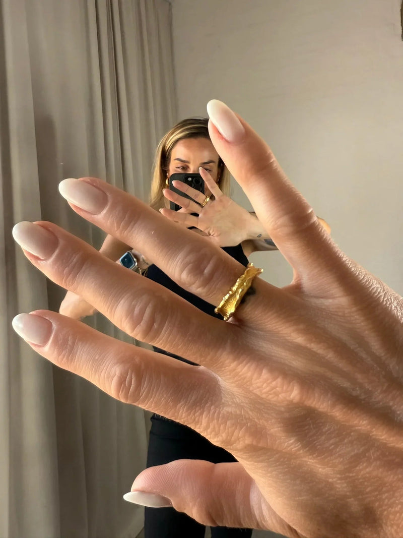 Andcopenhagen - Ring - 18 karat guldbelagt 925 sterlingsølv - Vega