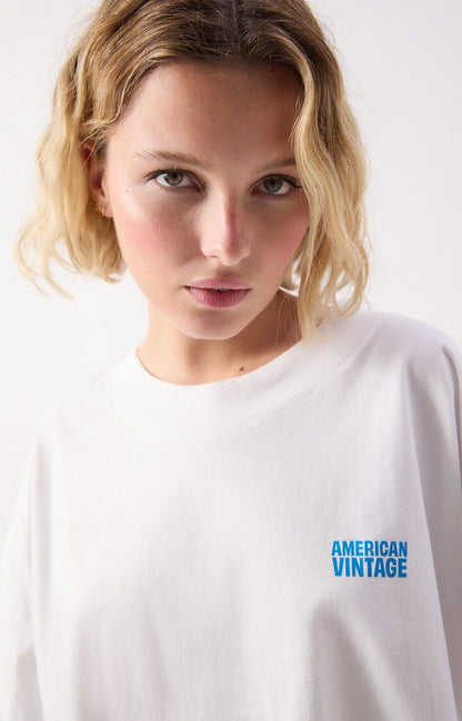 American Vintage - T-shirt - Hvid - Gixy